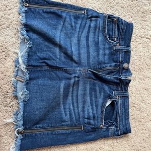 Cute mini jean skirt